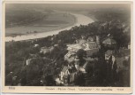 AK Foto Dresden Weisser Hirsch Luisenhof HO-Gaststätte Blick auf Elbe 1963