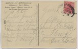 AK Wleń Lähn an der Bober Gasthaus zur Lehnhausburg Lehnhaus Schlesien Polen Bahnpost 1921 RAR