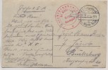 VERKAUFT !!!   AK Brügge Bruges Abtei St. Andreas Kirche Leichtkranken-Abt. Feldpost Belgien 1917 RAR