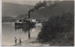 VERKAUFT !!!   AK Foto Veckerhagen Weserpartie mit Dampfer und Kinder Reinhardshagen 1940