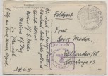 VERKAUFT !!!   AK Hamburg Kriegsschiffe im Hamburger Hafen Feldpost 1941
