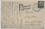 AK Foto Stuttgart Hindenburgbau mit Bus und Strassenbahn 1938