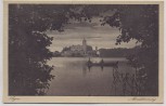 AK Lagow Abendstimmung mit Schloß Neumark Łagów (Powiat Świebodziński) Polen 1920