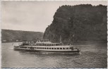 AK Foto M.S. Wiesbaden vor der Loreley b. Sankt Goarshausen 1960