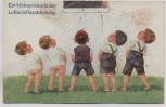 AK Ein Höhenrekord der Luftschifferabteilung 5 Jungen Kind 1915