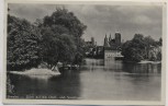 AK Foto Breslau Blick auf Dom- und Sandinsel Wrocław Schlesien Polen 1937