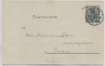 AK Litho Hamburg Altona Hotel Kaiserhof Speisesaal gegenüber Hauptbahnhof 1909 RAR