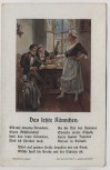 Künstler-AK Liedkarte Das letzte Kännchen Rud. Baumbach Bunte Reihe Nr. 42 1915
