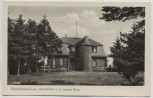AK Foto Gehren Thüringen Papiermacherbaude Höhenblick auf dem Langen Berg 1956
