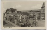 AK Foto Rudolstadt Markt 1955