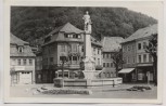 AK Foto Suhl Karl-Marx-Platz mit Apotheke und Hotel 1958