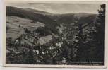 VERKAUFT !!!   AK Foto Sommerfrische Mellenbach-Glasbach im Schwarzatal Blick auf Mellenbach und Cursdorfer Koppe 1946