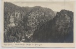 AK Foto Waltersdorfer Mühle im Polenztal Sächs. Schweiz b. Waltersdorf Bad Schandau 1957