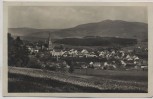 AK Foto Zwiesel mit dem Rachel Ortsansicht mit Kiche 1930