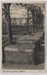 AK Foto Herrnhut in Sachsen Zinzendorf-Gräber Feldpost 1942