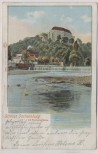 AK Schloss Sachsenburg mit Fischerschänke b. Frankenberg 1907