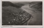 VERKAUFT !!!   AK Foto Trechtingshausen am Rhein Ortsansicht Totale 1935