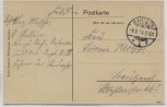 AK Gruss aus Auritz Restaurant zur grünen Aue b. Bautzen Feldpost 1914
