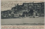 VERKAUFT !!!   AK Pirna Gruss aus dem Gasthof zu Posta Umgebung mit Dampfer 1904