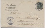 Kleeblatt Präge Litho Dresden Neue Picardie Stuebelbrunnen 1906 RAR