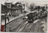 AK Foto Belzig Dampflokomotive Bahnhof Eilbote 1987