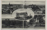 AK Mehrbild Güstrow Schloß Inselsee Pfarrkirche Rosengarten Stempel 5. Kompanie Flieger-Ausbildungsregiment 22 Feldpost 1939