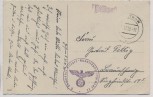 AK Schornsteinfeger mit Schwein Ein glückliches neues Jahr Stempel Güstrow 5. Kompanie Flieger-Ausbildungsregiment 22 Feldpost 1939