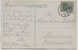 AK Husum Markt mit Kirche u. Asmussen-Woldsen-Brunnen 1916
