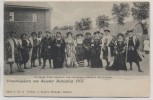 AK Husum Hermann Tast mit Bürgern und Frauen 300jähriges Stadtjubiläum und Heimatsfest 4-8.Juli 1903 RAR