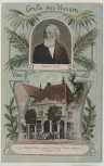 AK Gruß aus Husum Theodor Storm mit Geburtshaus 1909 RAR