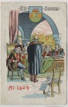 AK Litho Husum Alt-Husum Rat 1603 1903 RAR