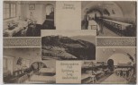 VERKAUFT !!!   AK Festung Silberberg Erholungsheim Fort Spitzberg-Jungdeutschland Stoszowice Eulengebirge Schlesien Polen Feldpost 1916 RAR
