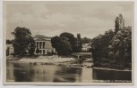 VERKAUFT !!!   AK Foto Guben Blick zum Stadttheater u. Schützenhaus Bahnpost 1932