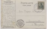 AK Dresden 3. Deutsche Kunstgewerbe-Ausstellung Einfamilienhaus Sonderstempel 1906