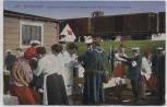AK 1.WK Gefangene Franzosen werden vom Roten Kreuz verbunden Serie Kriegsgefangene Feldpost 1916