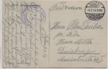 AK 1.WK Gefangene Franzosen werden vom Roten Kreuz verbunden Serie Kriegsgefangene Feldpost 1916