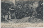 VERKAUFT !!!   AK Bremen Gruss aus der Bremer Schweiz Gärdes Garten Burg Frau mit Kind am Automat 1910 RAR