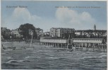 AK Ostseebad Ahlbeck Blick nach den Villen und Bismarckturm vom Brückenkopf Heringsdorf 1913