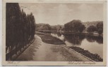 AK Halle an der Saale Blick auf die Peissnitzspitze viele Boote 1926