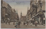 AK Magdeburg Breiteweg viele Menschen Hirte Kaffee 1926