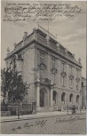 AK Quedlinburg Bahnhofstrasse Filiale der Magdeburger Privat-Bank 1910 RAR