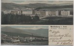 AK Waldenburg in Schlesien Neustadt Kreutzgrube Wałbrzych Polen 1912 RAR