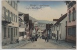 AK Ebingen Kapell-Strasse mit Menschen Feldpost 1914 RAR