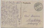 AK Ebingen Kapell-Strasse mit Menschen Feldpost 1914 RAR
