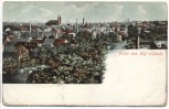 AK Gruss aus Hof an der Saale Gesamtansicht Bayern 1907