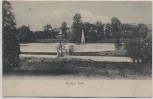 VERKAUFT !!!     AK Leipzig Stünz Sellerhausen Stünzer Park Frau mit Kinderwagen 1907 RAR