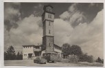 AK Foto Blankenburg im Harz Gästehaus Glück auf Ziegenkopf mit Auto und Bus 1965