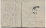 AK Magdeburg Bahnhof Autos und Menschen Feldpost 1916