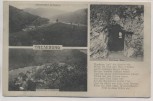 AK Treseburg Totalansicht Wilhelmsblick Gedicht b. Thale 1911