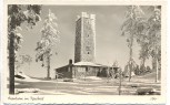 AK Asenturm im Rauhreif Ochsenkopf Fichtelgebirge b. Bischofsgrün Warmensteinach 1952